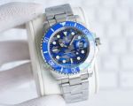 Replica Rolex Submariner Blue Camouflage Dial Stainless Steel Strap Watch